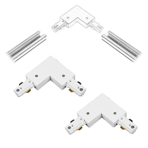 2 - Pack each of Black/White H Track L, I (PJ0213 - I - 2P - BK) and 3 - way T (Left/Right) connectors for turn and connection in the Halo Track System
