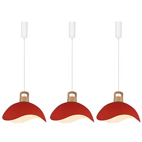 Kiven H-Type Track Lighting, Modern Halo Track Pendant Light with Blue Iron Shade, Adjustable Length Track Light Pedant for Bedroom Kitchen Home Lighting