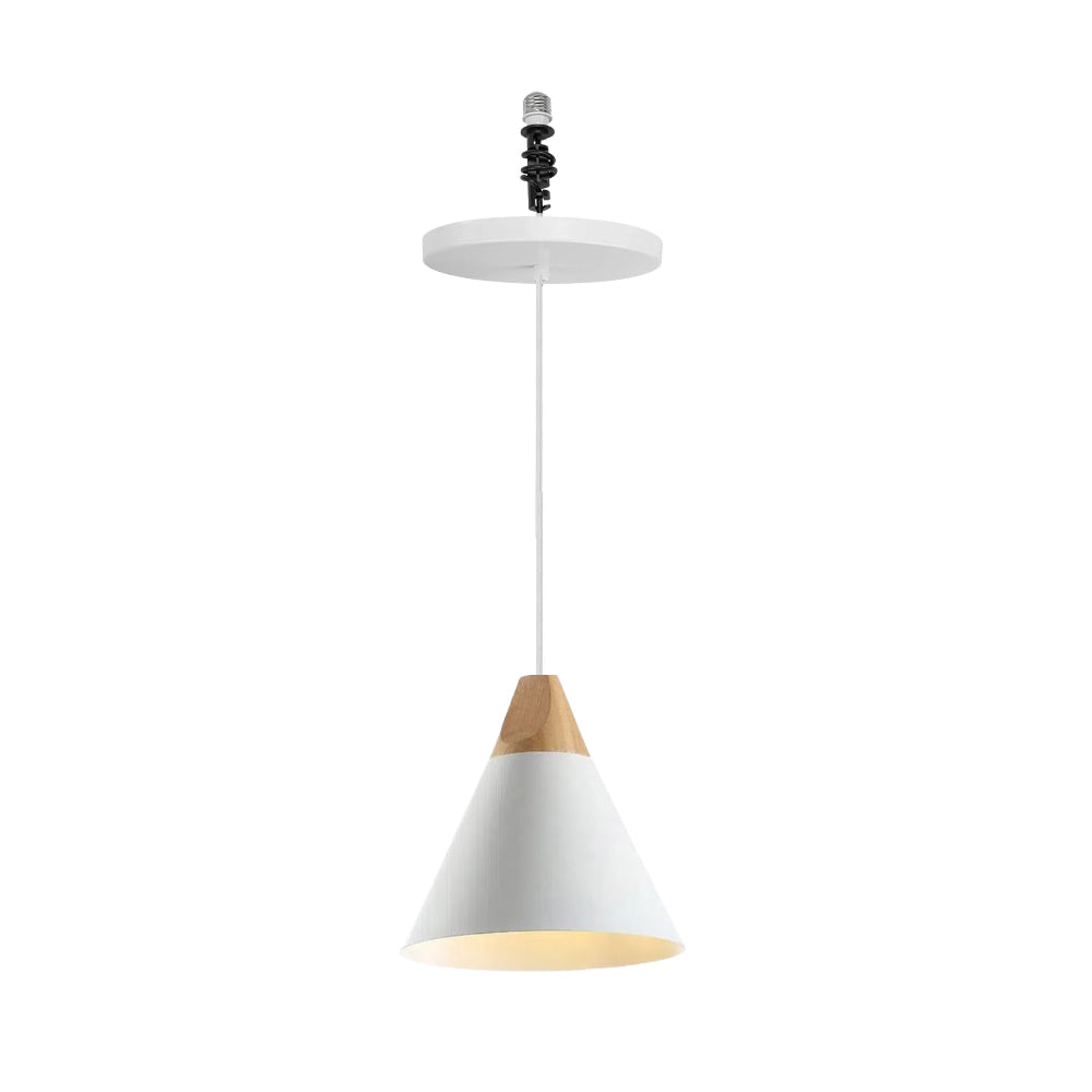 Kiven Instant Light E26 Recessed Can Light Conversion Kit to Scandinavian Pendant for Kitchen Island, Bedroom Customizable