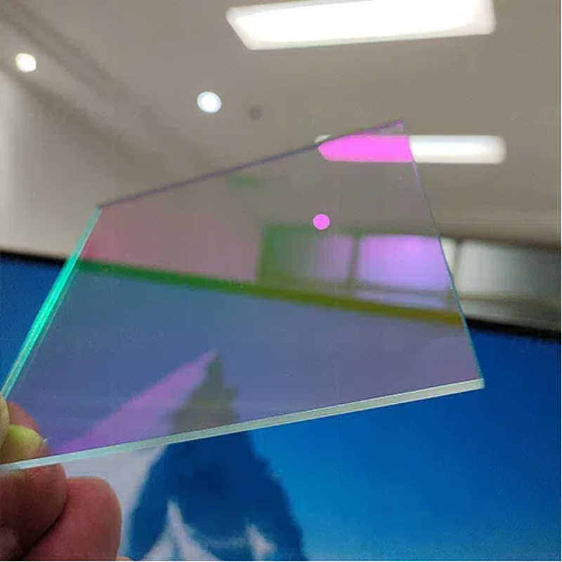 Custom Gradient Plexiglass Panels with Water - Ripple, Stone - Pattern & Iridescent Stripes: For Lamp DIY Projects
