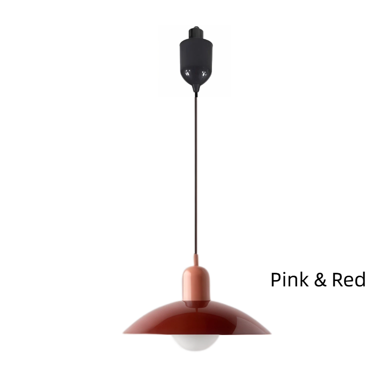 Kiven Nordic Style Simple Creative Retro Macaron H-Type Track Chandelier - Suitable for Dining Room, Bedroom & Bedside