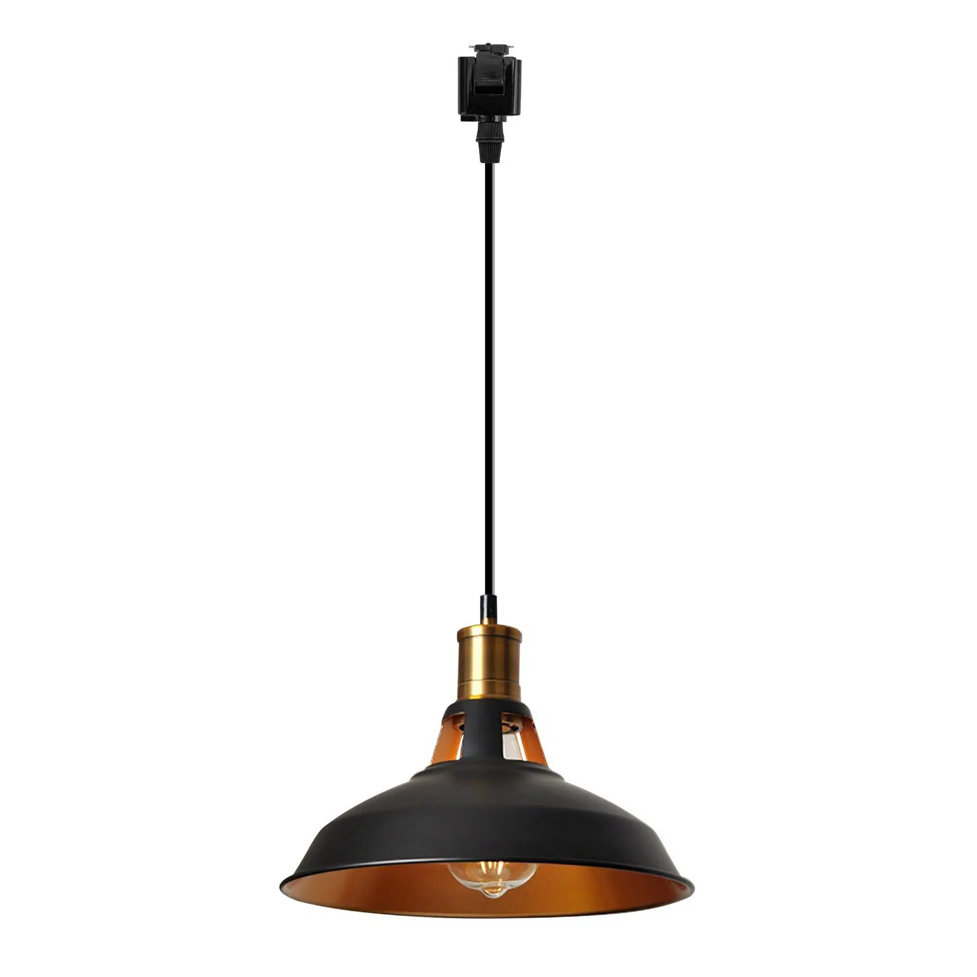 Adjustable Height Track Lighting Pendants 4 Ft Cord Interior in Gold Macaron Style Track Mount