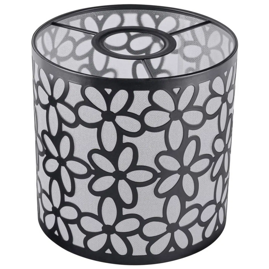 Cute Flower Petal Replacement Lamp Shade Black, 5.51" Diameter, Single Light, DIY Pendant Shade
