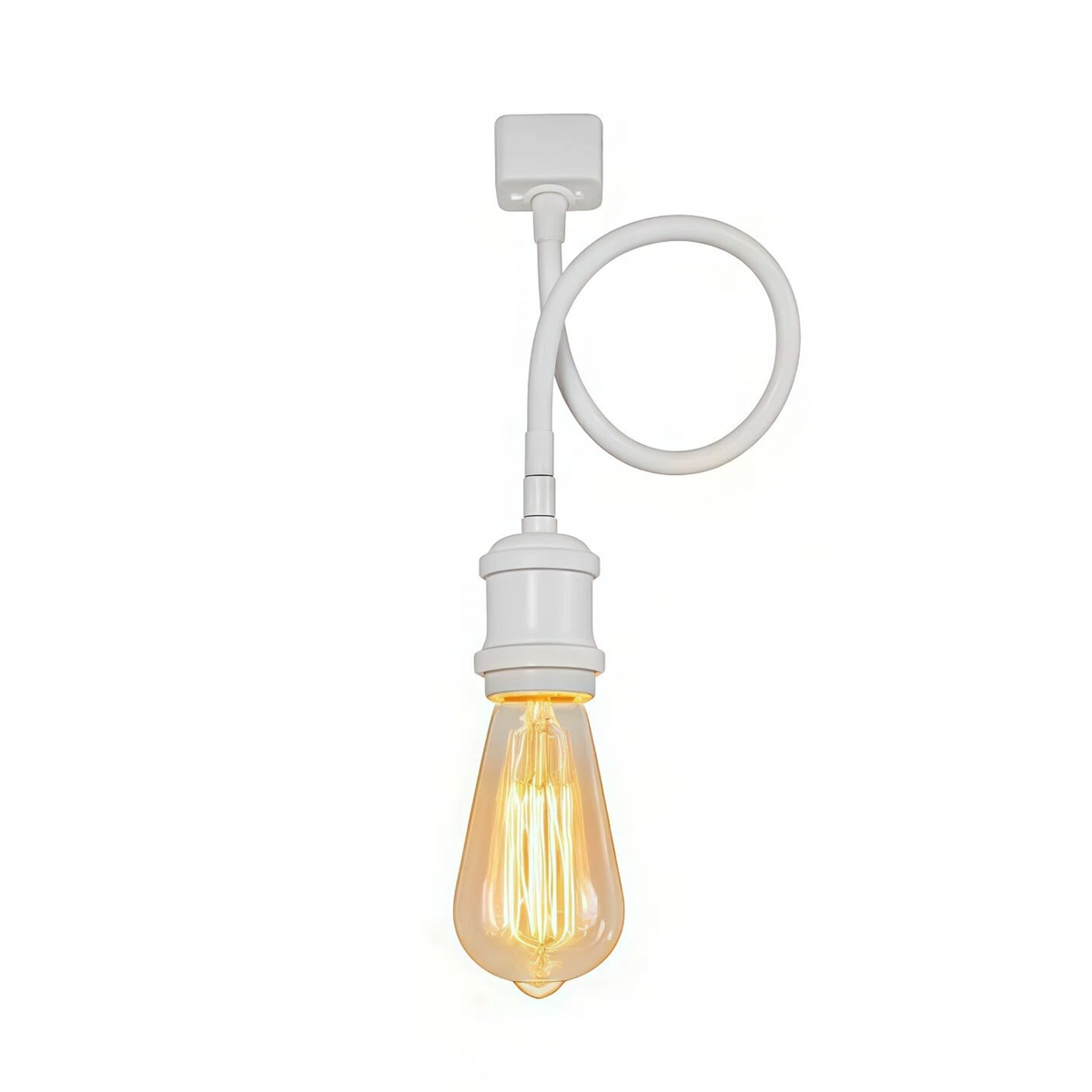 Kiven H Type Track Light,Black Iron Cone Shade Ceiling Spotlight, Flexibly Rotatable Light Goose Neck Head, Adjustable Island Lighting Mini Halo Track Mounted Pendant Lamp for Kitchen