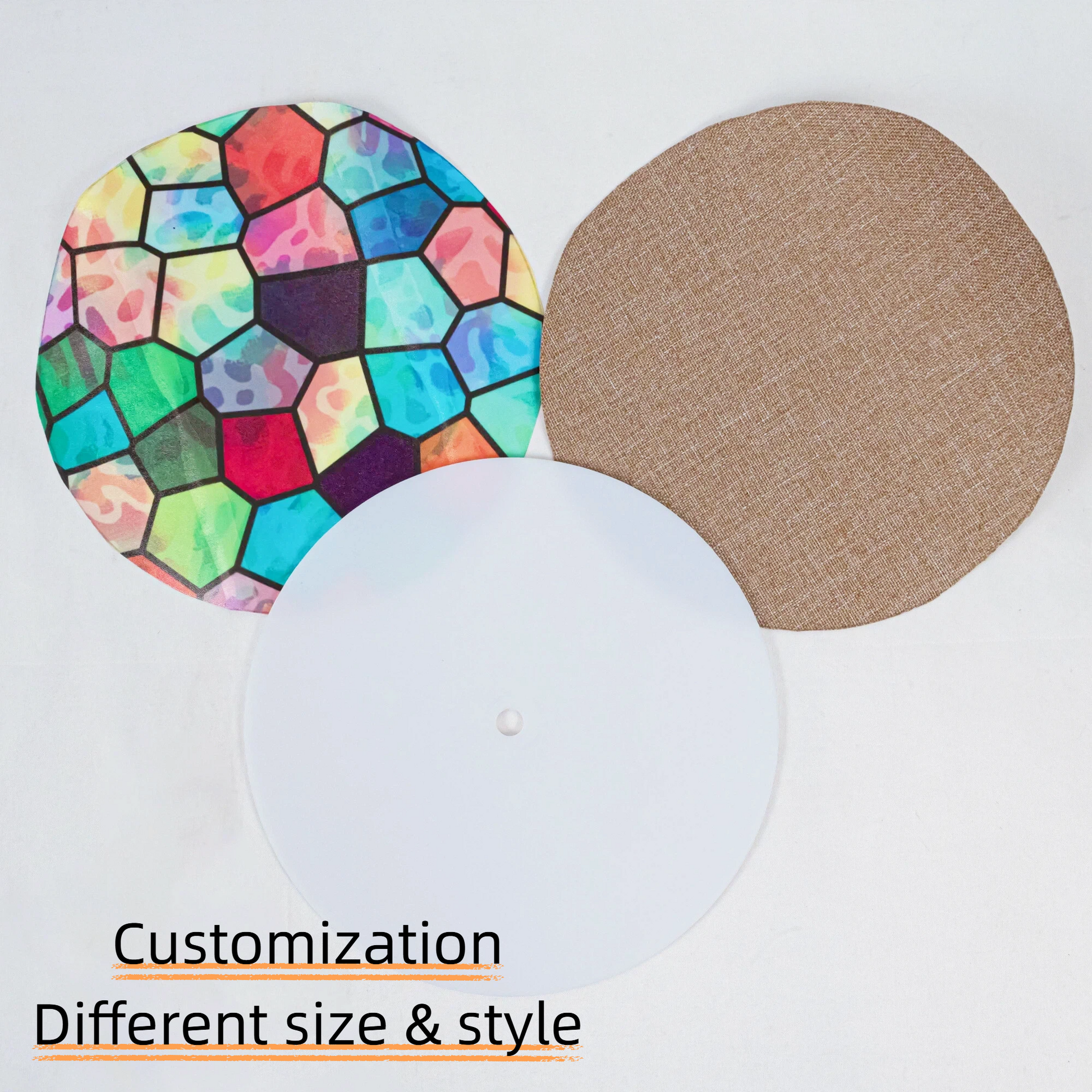 9.8 inch Round Diffuser Acrylic Shade with Clip Adapter Pendants Light Frosted White 2 Packs