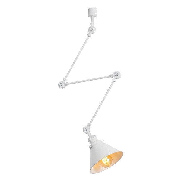 Adjustable Angle Direction Track Lamp E26 Gold Bronze Mini Base Black Metal Vintage Design Lighting