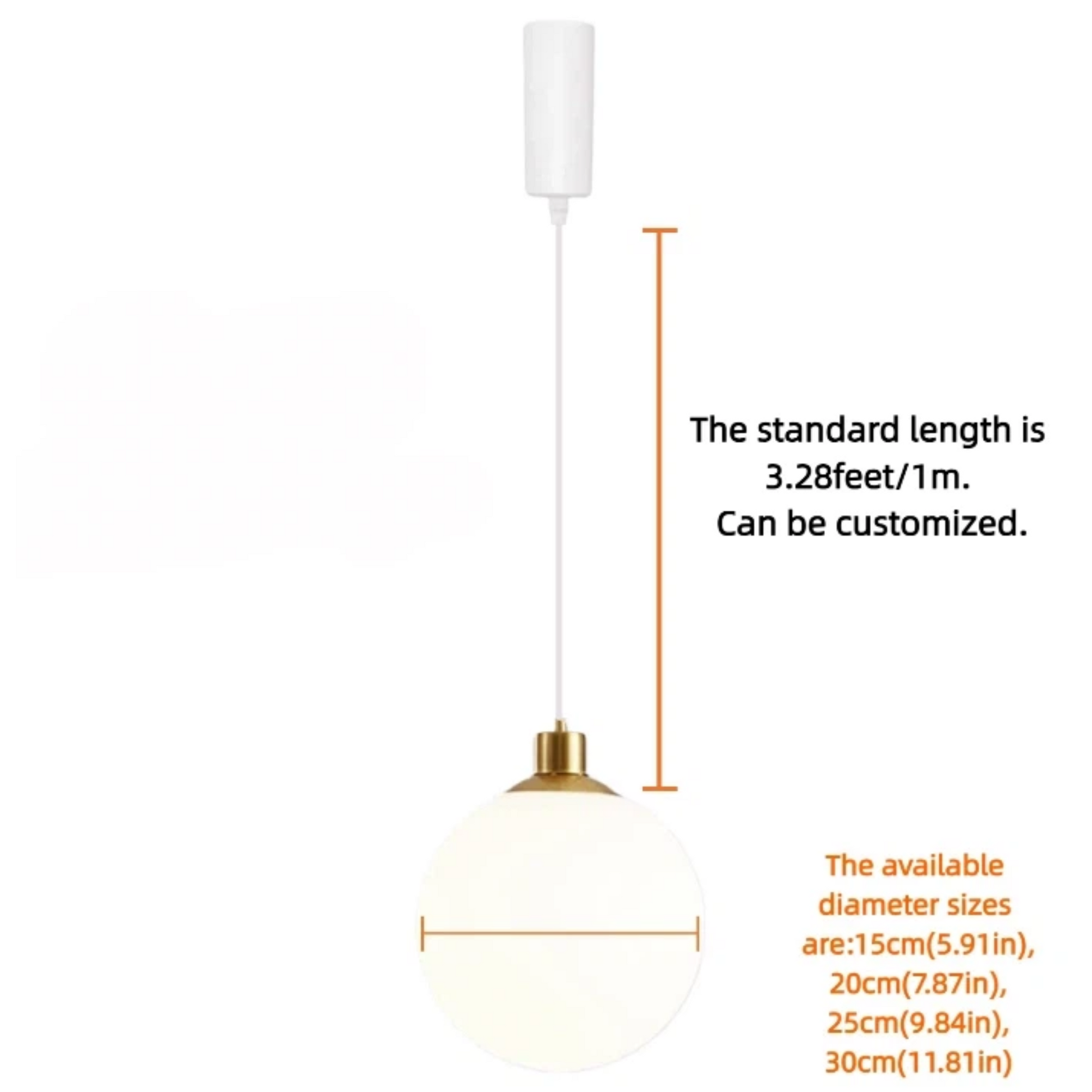 Kiven Nordic Luxury Pendant Light | Gold Electroplated Glass Globe for High-End Ambiance Lighting in Dining, Bar & Boutique Spaces