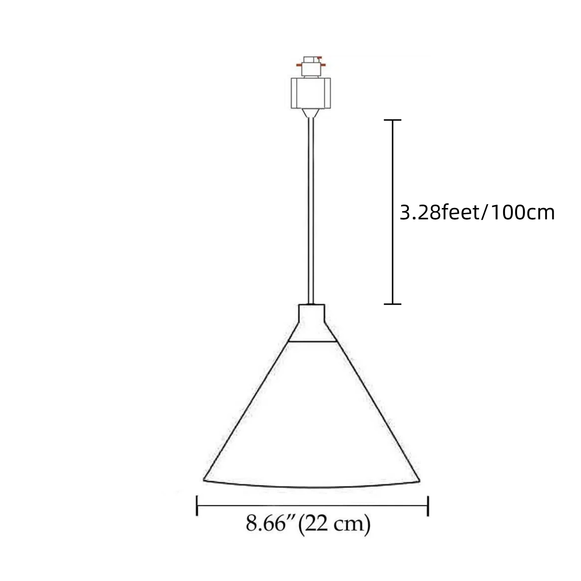 H-Type Track Pendant Lighting White Scandinavian Style Pendant Lights for Kitchen, Dining Room, Bedroom Modern Wood and Aluminum Light(Bulb & Track Rail NOT included)