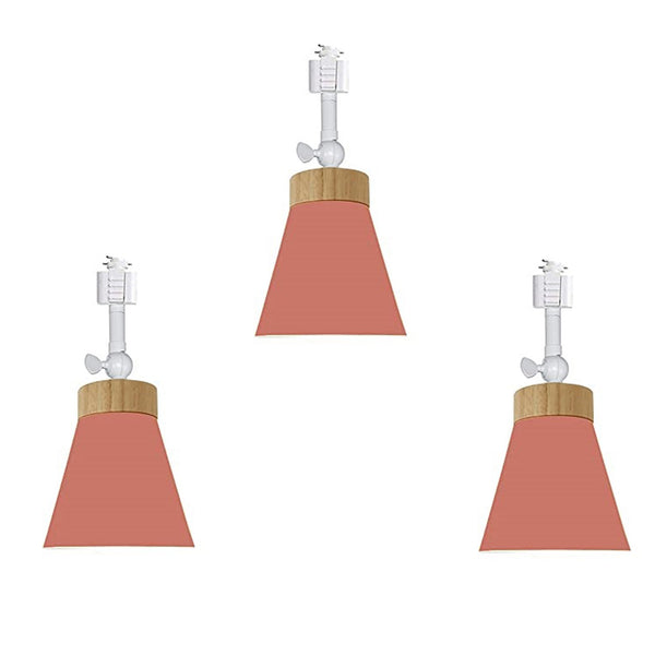 Track Pendant Head Lights Mini Adjustable Angle Ceiling Light H/J/L Track Light Modern Track Pendant Light for Kitchen Bedroom Dining Room (Buld & Track Rail NOT Included)
