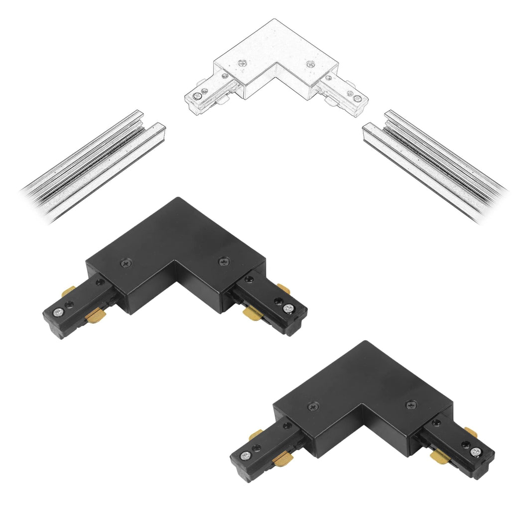 2 - Pack each of Black/White H Track L, I (PJ0213 - I - 2P - BK) and 3 - way T (Left/Right) connectors for turn and connection in the Halo Track System
