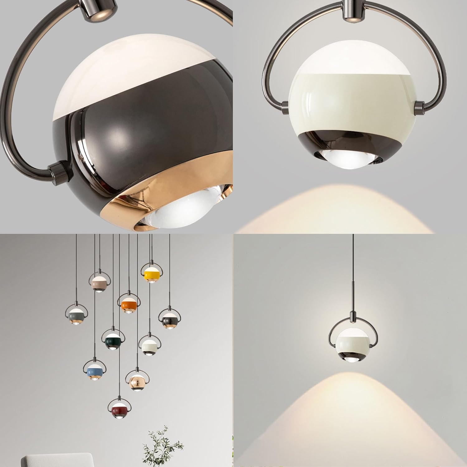 Kiven L-Type LED Track Lighting, 3-Light Modern L Track Pendant Lights,Dimmable L Track Light Pedant Adjustable Length for Bedroom Kitchen Island Shop,White Finish