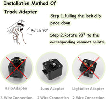 Load image into Gallery viewer, 5.9 Inches Length Track Extension Cord Easy to Use No Wiring Required Customized Wire Length