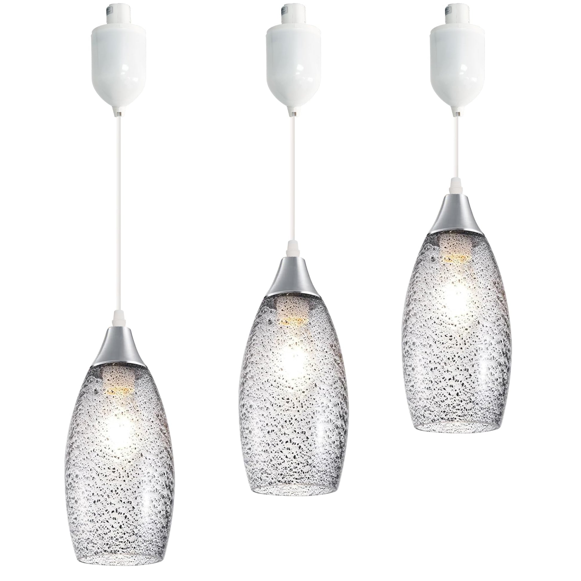 Kiven H-Type Track Lighting Pendants Adjustable Height,Modern h Track Pendant Lights with Grey Marble Glass Lampsade,Decorative Track Lighting Fixture for Kitchen Island Hallway, 3-Light