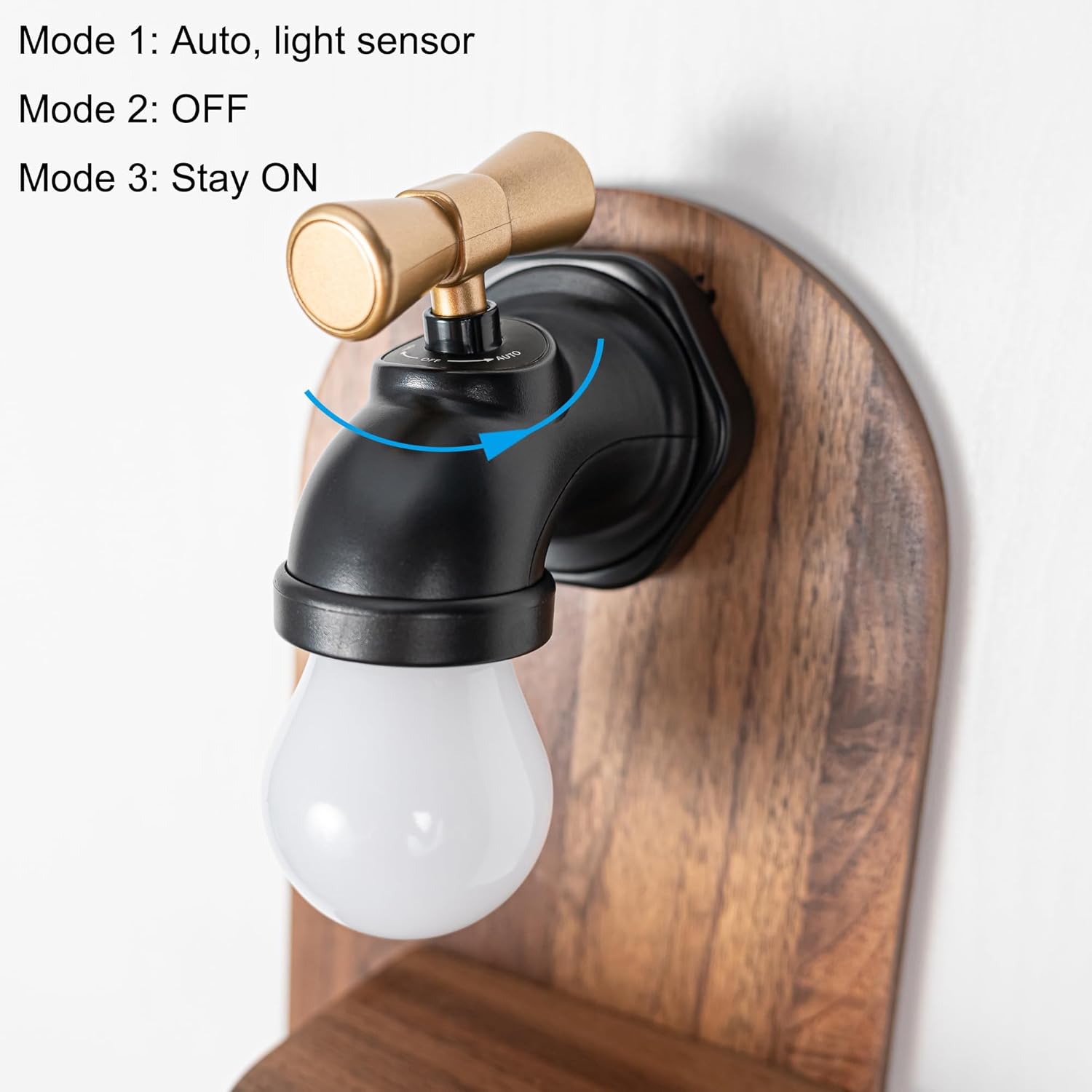 Kiven Battery Operated Wall Sconces with Shelf,Auto ON/Off Motion Sensor Wall Sconces, Farmhouse Wall Shelf with Rechargeable Light for Bedroom Living Room Office