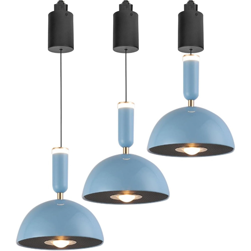 Modern Track Pendant Light Adjustable Length for Living Room Kitchen Island Shop