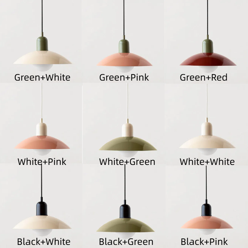 Kiven Nordic Style Simple Creative Retro Macaron H-Type Track Chandelier - Suitable for Dining Room, Bedroom & Bedside