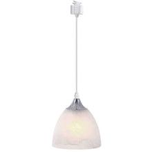 Load image into Gallery viewer, Track Pendant Lighting with Frosted White Finish Glass Shade