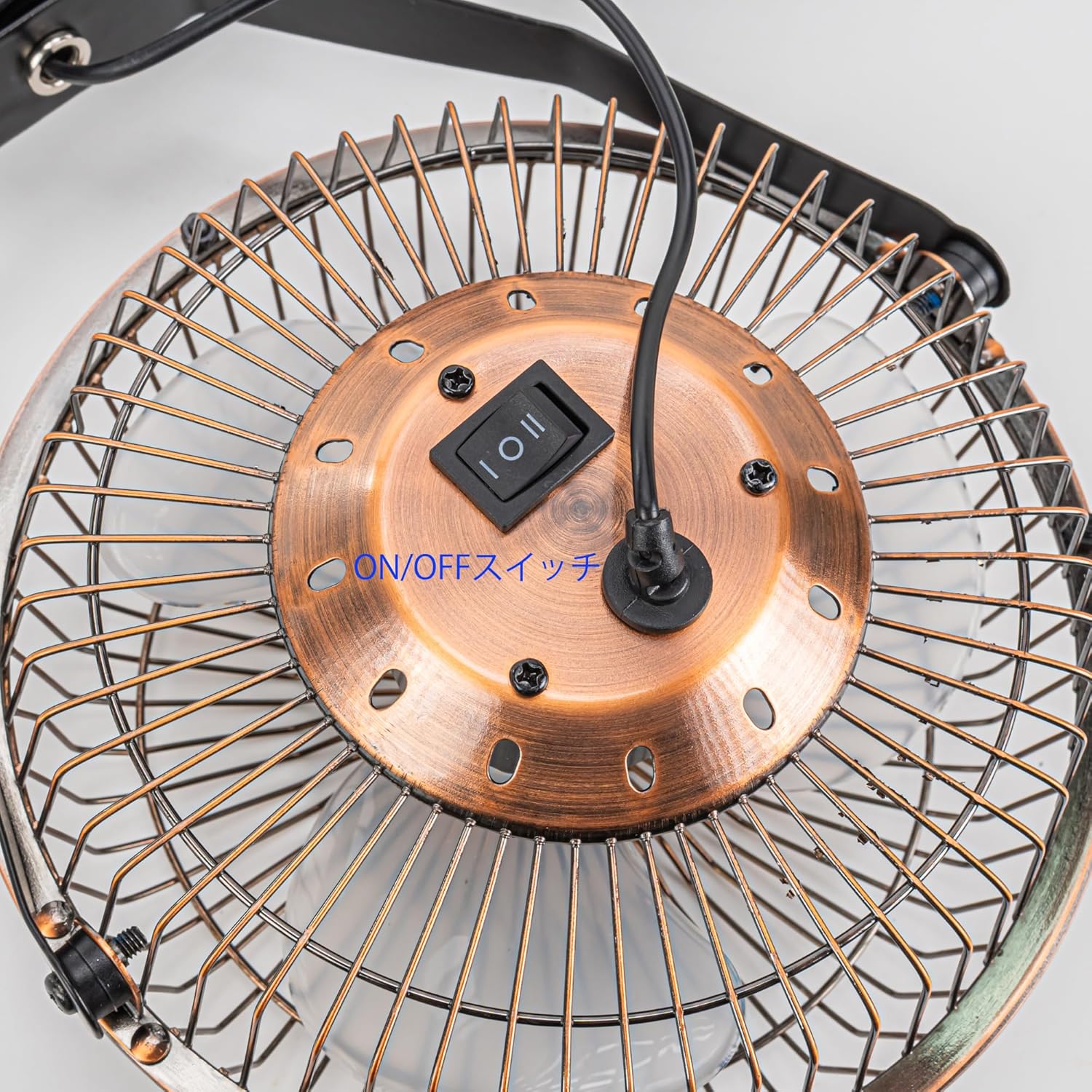 Kiven H-Type Track Ceiling Fan Easy To Install Adjustable Angle Black Metal Fan Vintage Design For Home Office Cooling Plants Shelf