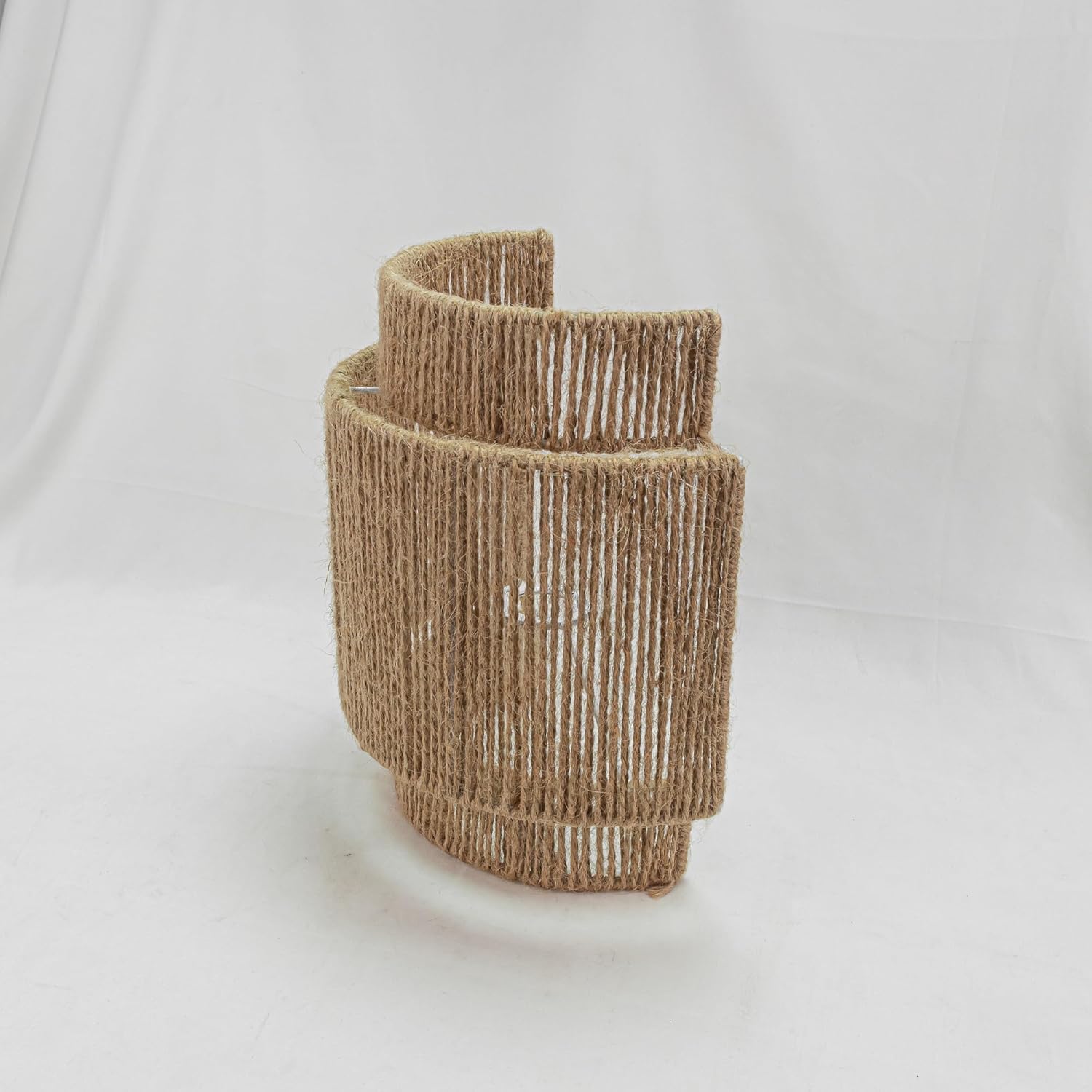 Kiven Half Lampshade, Weave Half Lampshade, Replacement Lampshade for Wall Sconce Table Lamp