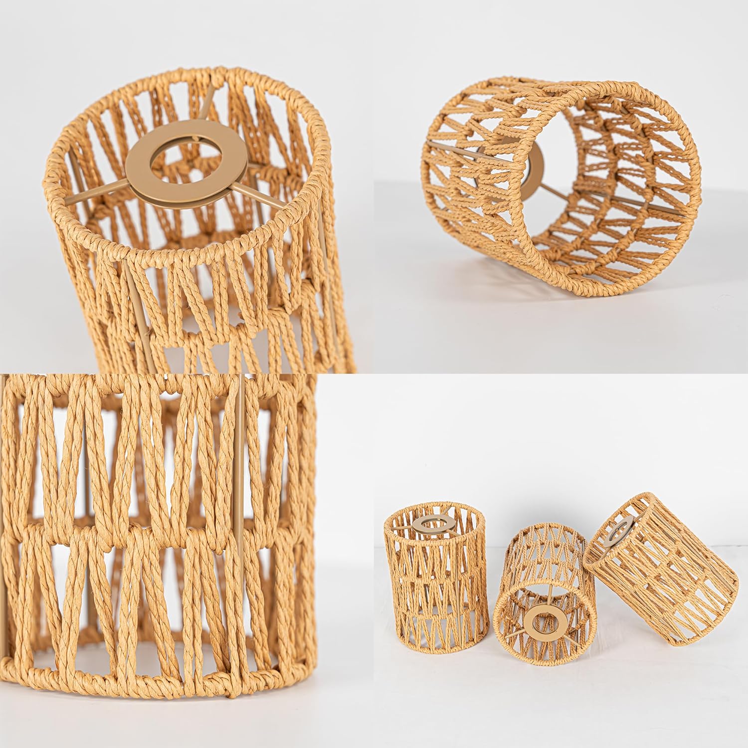 Boho Rattan Wall Light with Zipper Switch for 12V RVs – KivenLighting