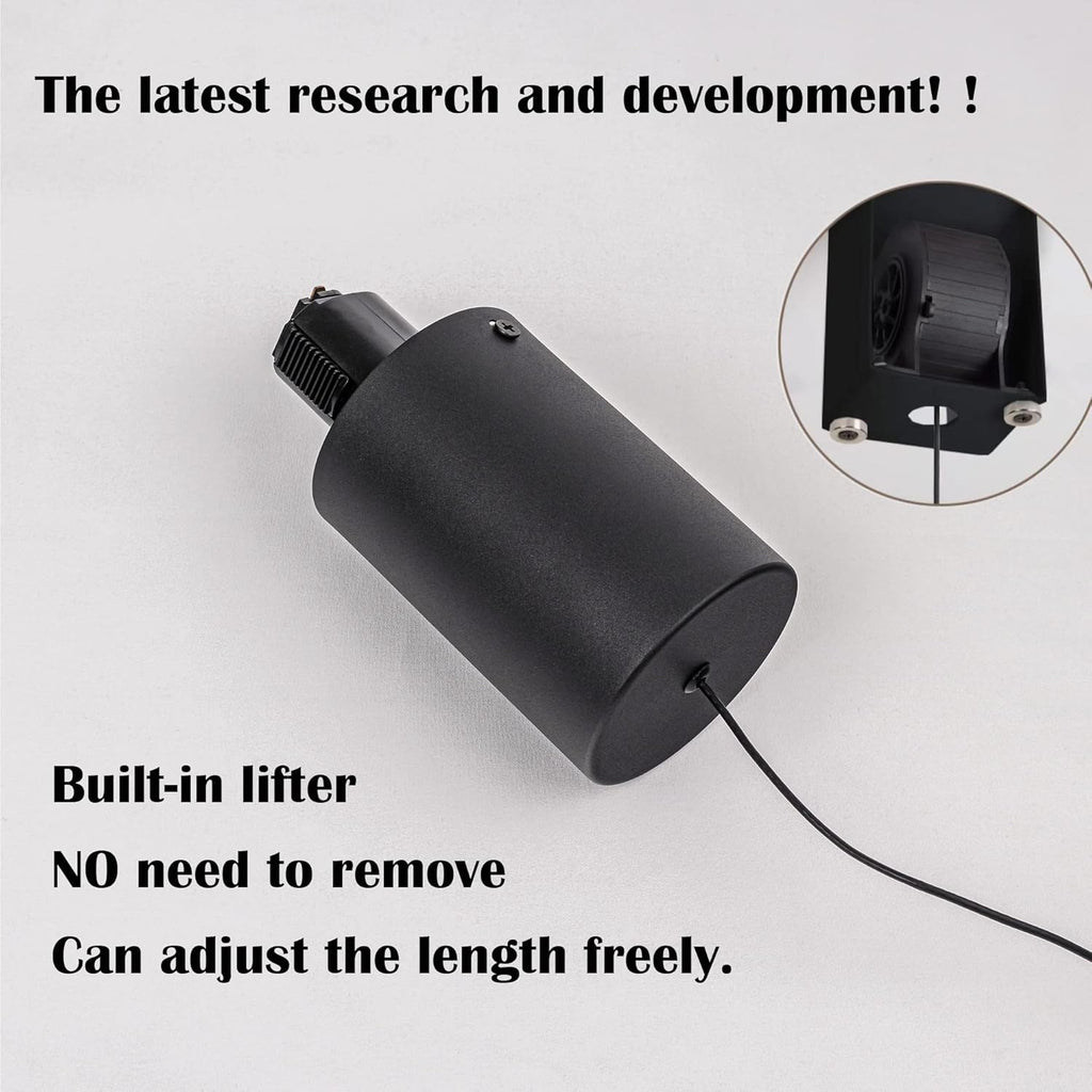 Adjustable Length and Levitate Track Pendant Light Retractable Lift Led Light for Decoration