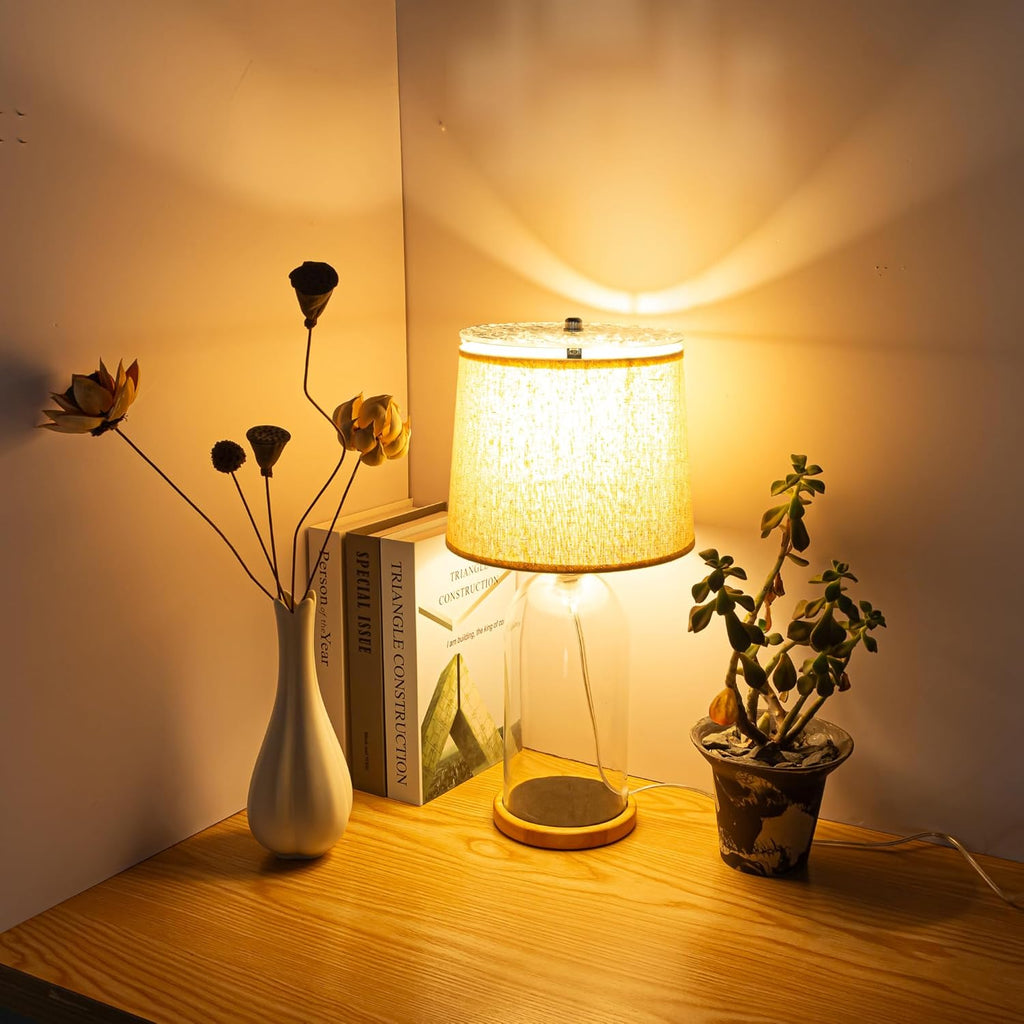 Kiven 5.9 in Round Diffuser Shade with Clip Adapter,Clear Acrylic Lamp Shade Diffusers for Pendants Light Table Lamp, Fits 6-8" Openings, 1 Pack