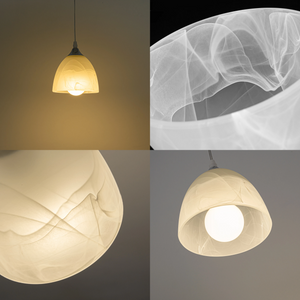 Track Pendant Lighting with Frosted White Finish Glass Shade H Type Modern Track Lighting for Kitchen Bedroom Study Room(Bulb & Track Rail NOT included)