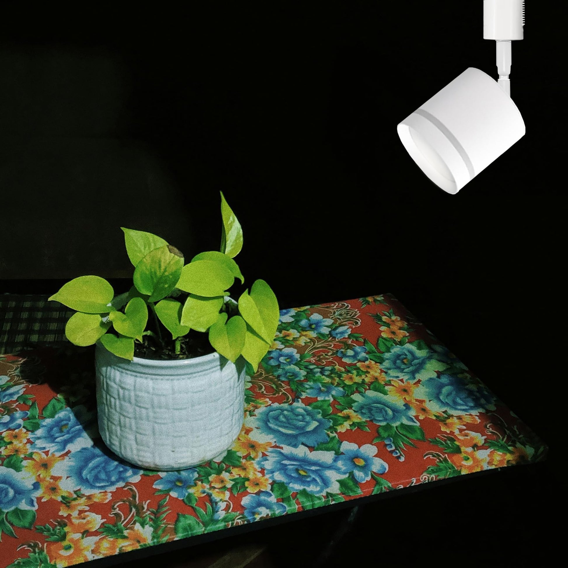 Kiven Modern 7W LED Plant Grow H/J/L Type Track Light - Full Spectrum Indoor Spotlight (7 Colors)