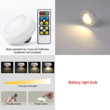 Load image into Gallery viewer, Battery Operated Pendant Light Adjustable Iron Cable with Remote