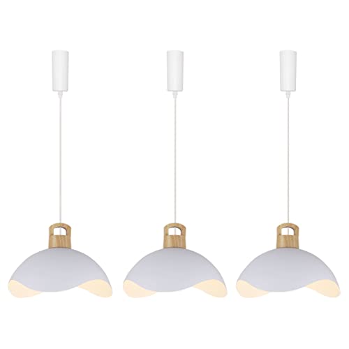 Kiven H-Type Track Lighting, Modern Halo Track Pendant Light with Blue Iron Shade, Adjustable Length Track Light Pedant for Bedroom Kitchen Home Lighting