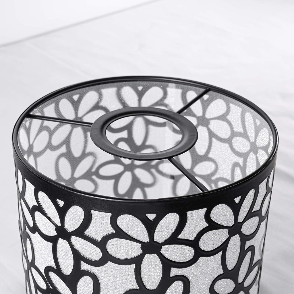 Cute Flower Petal Replacement Lamp Shade Black, 5.51" Diameter, Single Light, DIY Pendant Shade