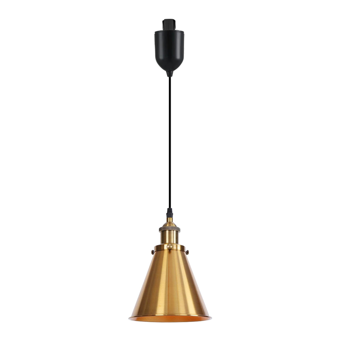 Kiven H-Type Track Lighting, Modern Halo Track Pendant Light with Built-in Cable Wrapper Metal Lampshade, Dimmable H Track Light Pedant Adjustable Length for Bedroom Kitchen Shop, Silver Finish