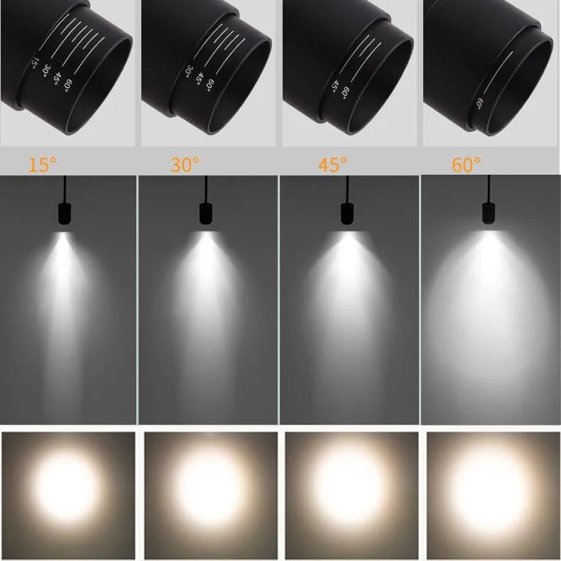 Kiven Integrated LED Goose neck/Pendant Combo 4-Light Track Lighting Kit Scandinavia-Style for Living Room, Kitchen Island