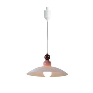 Kiven Nordic Minimalist Light Luxury Creamy Pink H-Type Track Chandelier - Suitable for Bedrooms and Dining Rooms