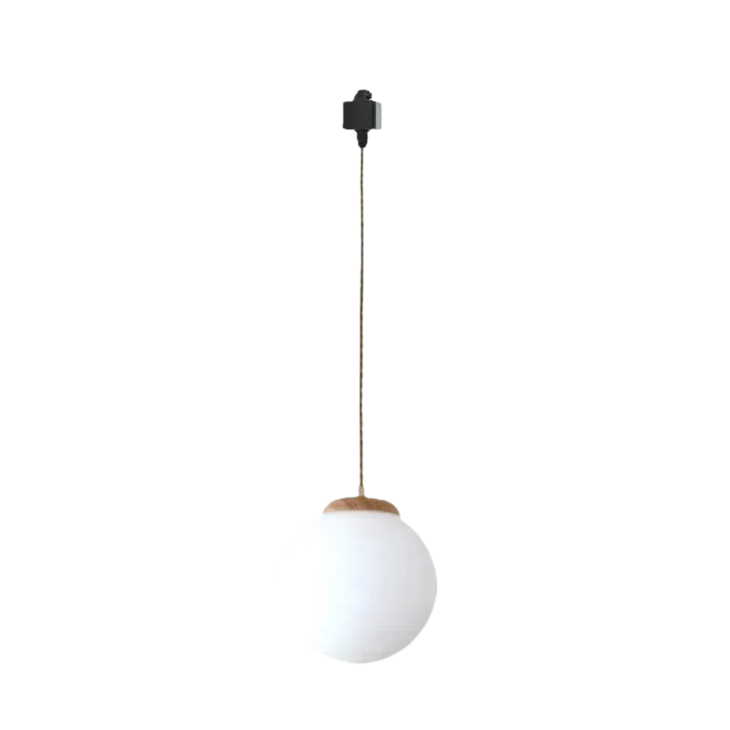 Dimmable H-Type Little Felt Hat Track Pendant lighting Modern Log Glass Globe Shape Living Room Lights Kitchen