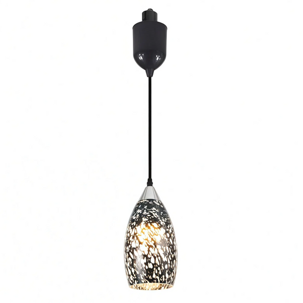 Kiven H-Type Track Lighting Pendants Adjustable Height,Modern h Track Pendant Lights with Grey Marble Glass Lampsade,Decorative Track Lighting Fixture for Kitchen Island Hallway, 3-Light