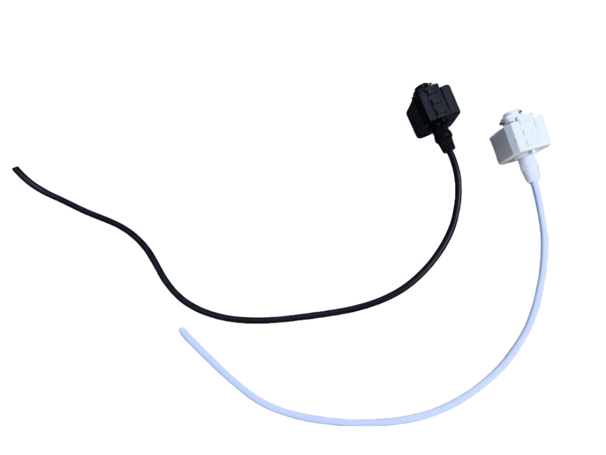 2pcs H-Track Light Connectors with 59-inch Wires and Lamp Holder Mounting Accessories (Lamp Head Not Included)
