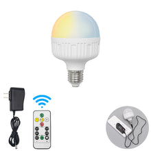Load image into Gallery viewer, Rechargeable Smart LED Bulbs Dimmable with Remote