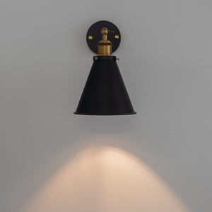 Battery Operated Wireless Vintage Wall Sconce with Smart Dimmable LED Bulb