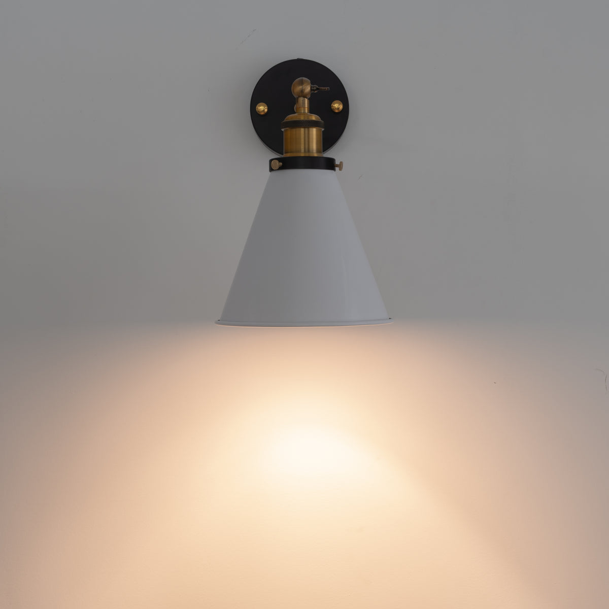 Battery Operated Wireless Vintage 2-Light Wall Sconce, Smart Dimmable LED Bulb Option