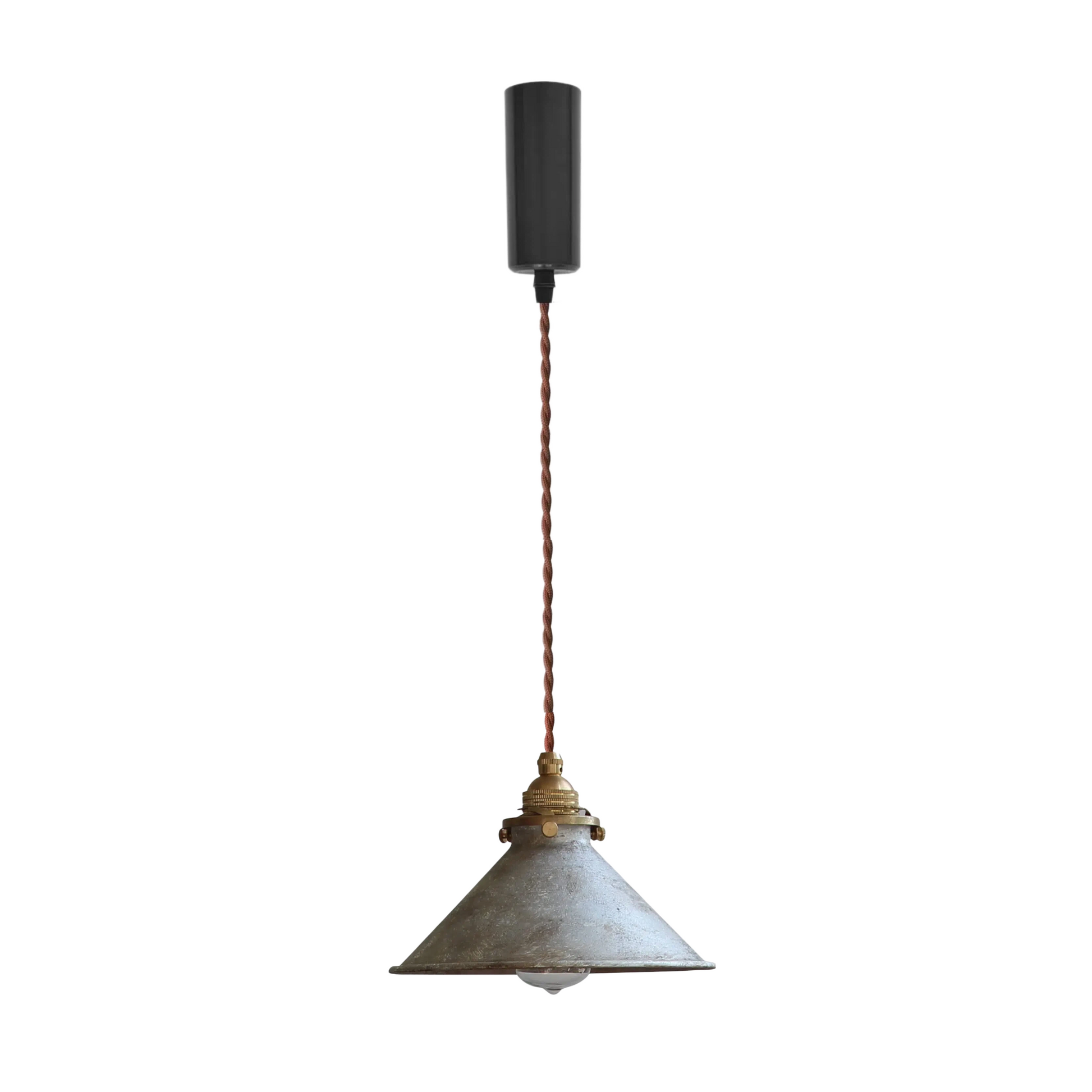 Dimmable H-Type Track Lighting Pendants with Hand-Made Copper Shade,1-Light 3.2 ft Cord Brass Finished E14 Socket Blue Rustic Cottage Style for Kitchen Living Room Customizable