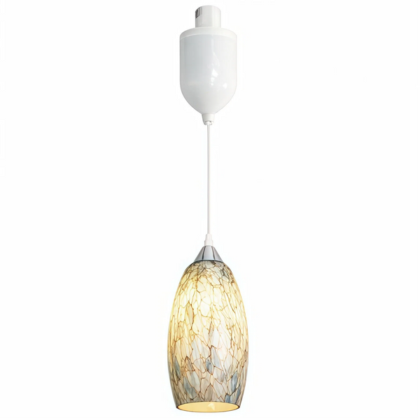 Kiven H-Type Track Lighting Pendants Adjustable Height,Modern h Track Pendant Lights with Grey Marble Glass Lampsade,Decorative Track Lighting Fixture for Kitchen Island Hallway, 3-Light
