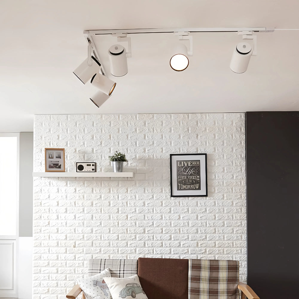 Customizable H Track Lighting Rail Kit Black 15ft Cord Length U-shaped Track with I and L Connectors Suitable for Kitchen Island of Various Shapes