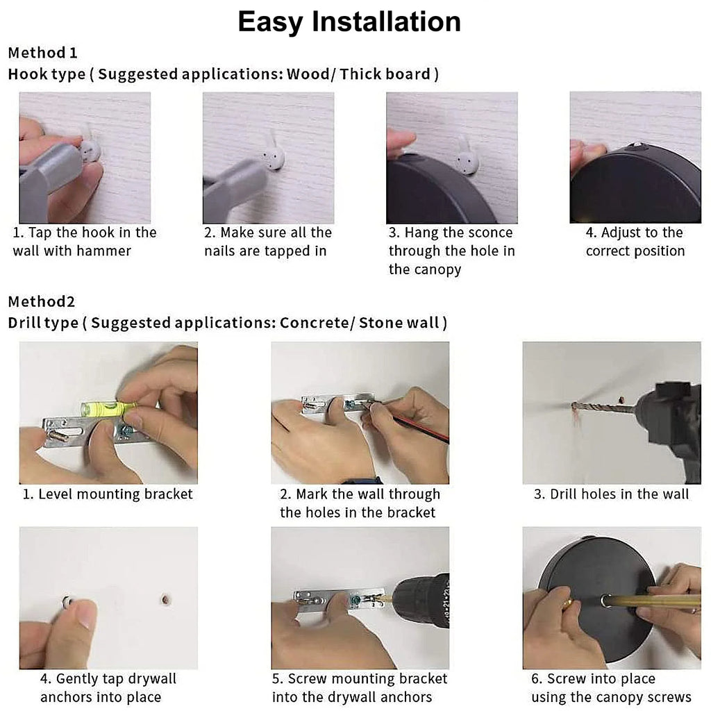 Kiven Plug in Wall Lamp,Dimmable Modern Plug in Wall Sconce with Timing Function, Fabric Lampshade, 5.9ft Plug-in Cord, E26 Socket