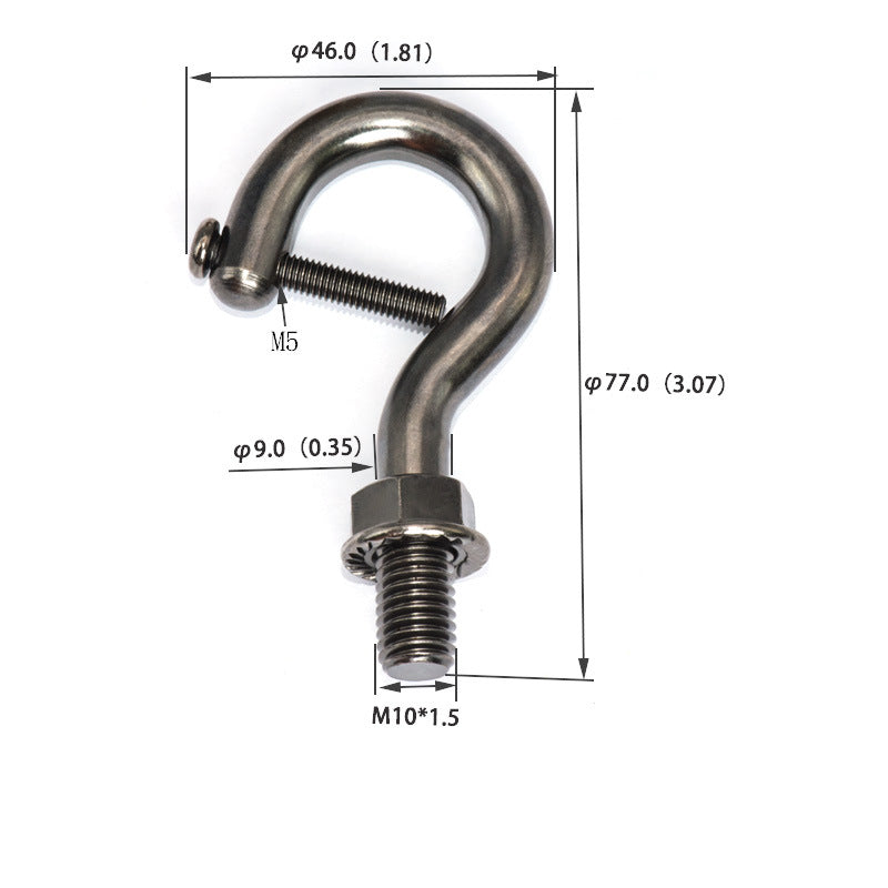 Kiven Heavy-Duty LED High Bay Light for Industrial Factories - UFO Style Ceiling Light with Hook for Heavy Workshops