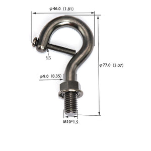 Kiven Heavy-Duty LED High Bay Light for Industrial Factories - UFO Style Ceiling Light with Hook for Heavy Workshops