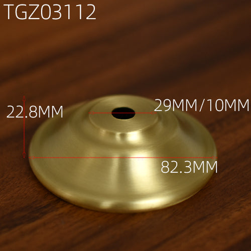 Kiven Antique Ceramic Vase Glass Kettle Brass Top Lamp Assembly Repair, Tapered Cover Lighting Accessories, DIY Middle Hole