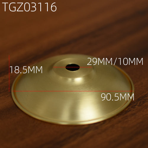 Kiven Antique Ceramic Vase Glass Kettle Brass Top Lamp Assembly Repair, Tapered Cover Lighting Accessories, DIY Middle Hole