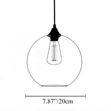 Load image into Gallery viewer, Track Light Pendant Blue/Brown Color Crystal Globe Glass Shade 1pc