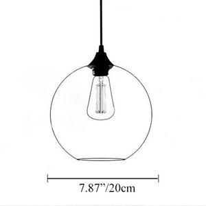 Track Light Pendant Blue/Brown Color Crystal Globe Glass Shade 1pc